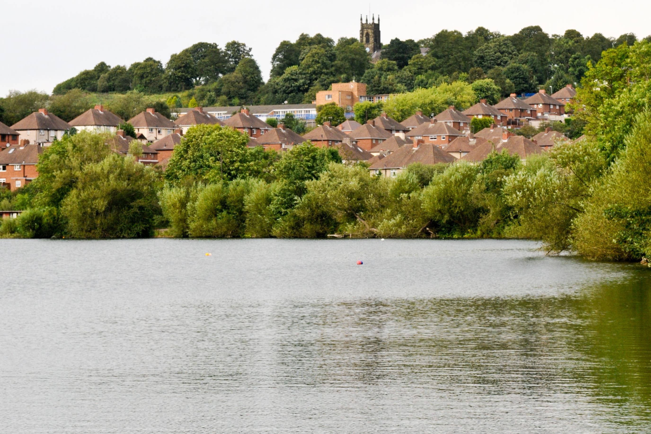 Police said the boy got into difficulties in Lodge Farm Reservoir in Netherton (Alamy/PA)