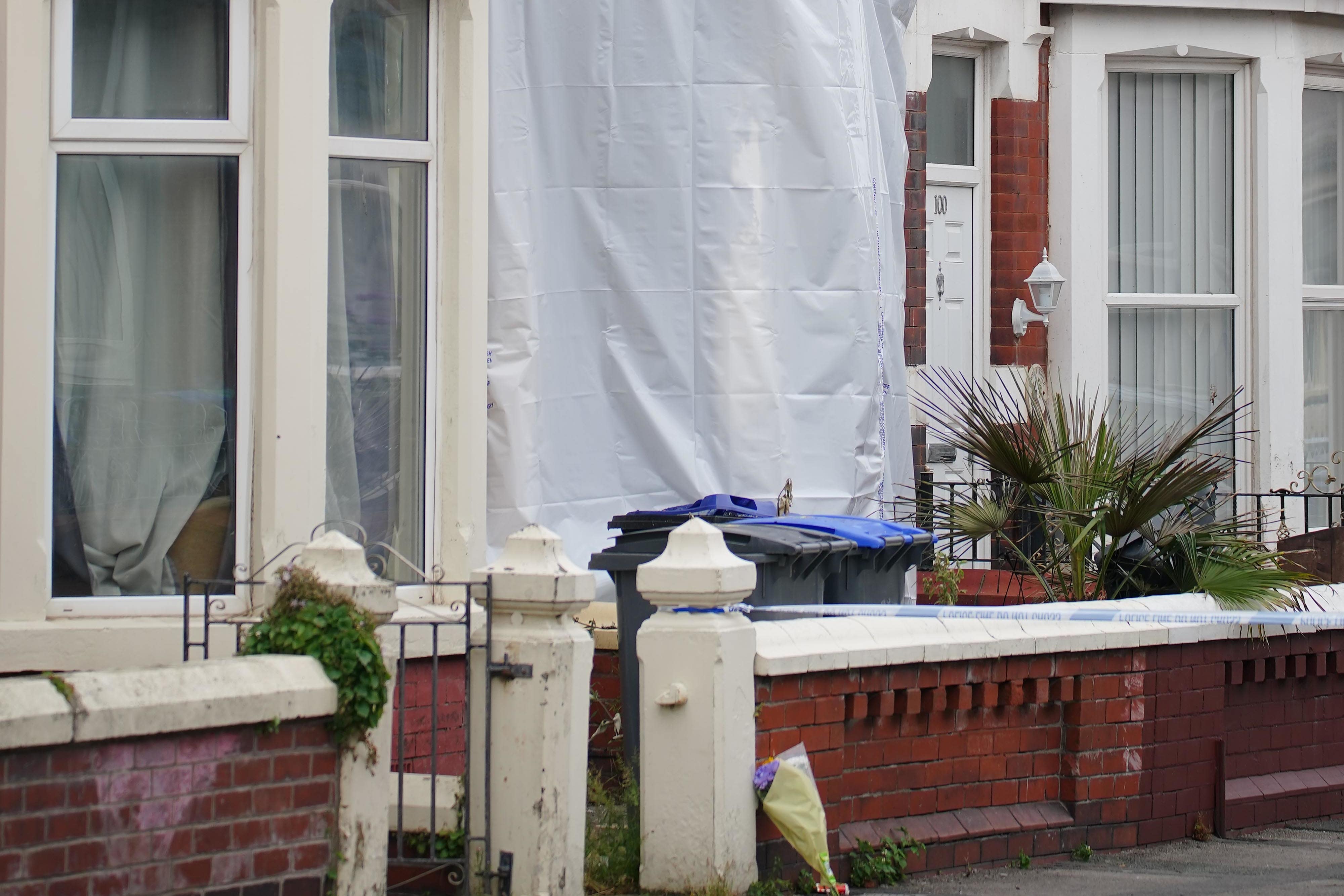 The fire in Blackpool is not being treated as suspicious (Peter Byrne/PA)