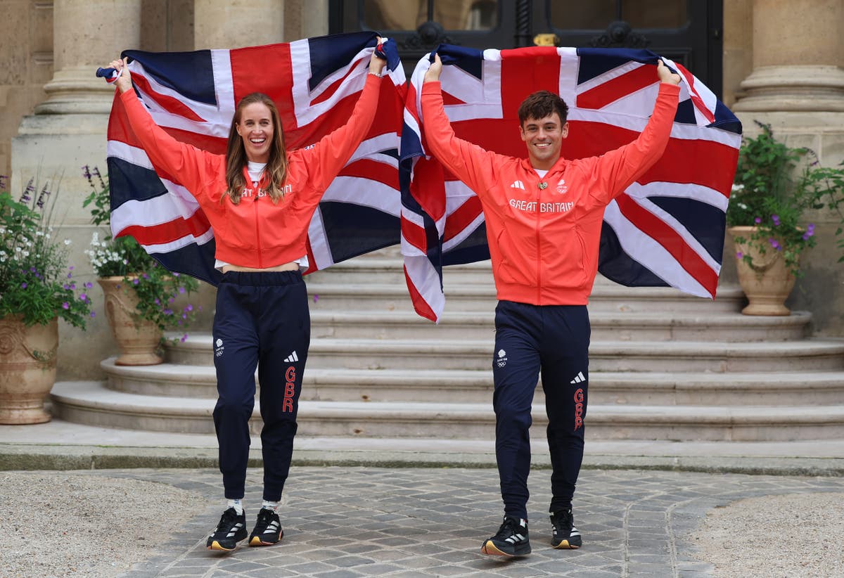 Paris Olympics 2024: Tom Daley and Helen Glover to be Team GB flagbearers at opening ceremony