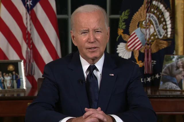 <p>President Joe Biden will address the nation on Wednesday evening, for the first time since dropping out of the 2024 election</p>