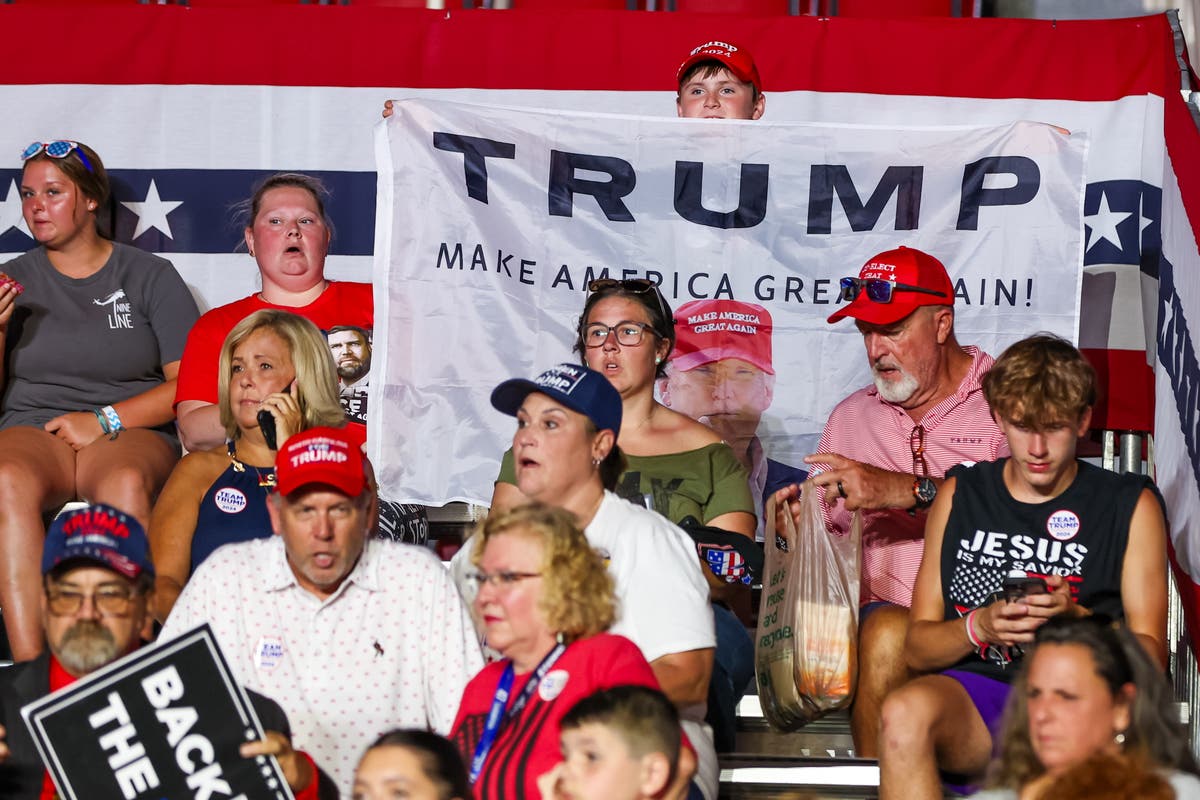 Trump tells North Carolina rally he ‘defeated’ the worst president in history in ‘crooked Joe’: Live