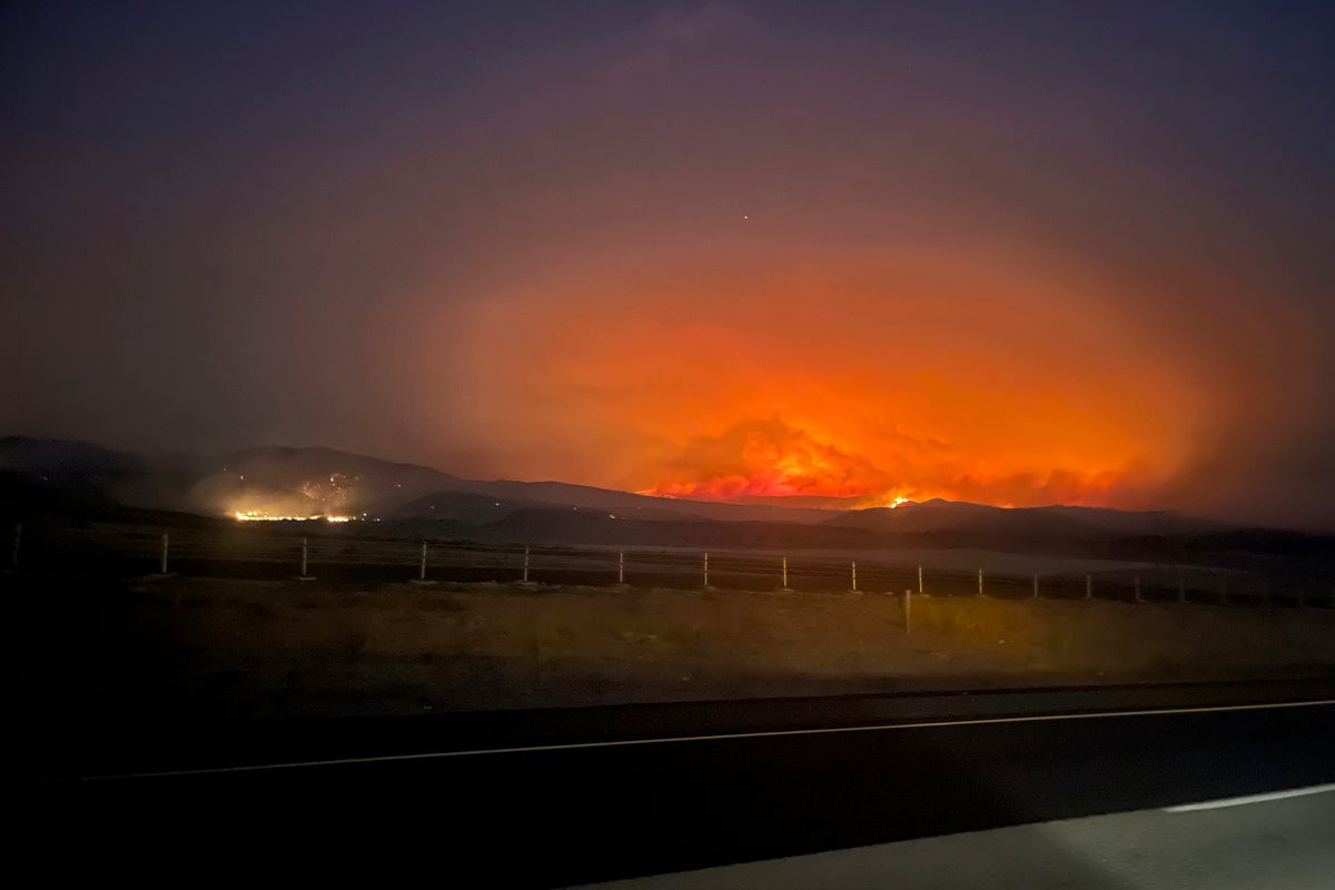 Oregon fire is the largest burning in the US. Officials warn an impending storm could exacerbate it