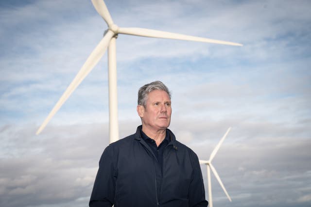 <p>Sir Keir Starmer said GB Energy will help ensure ‘clean energy by 2030, cheaper bills, and good jobs across the country’ (Stefan Rousseau/PA)</p>