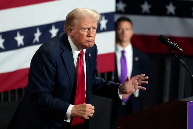 <p>Less than 30 minutes after getting offstage at a rally in North Carolina, Donald Trump railed against Joe Biden’s Oval Office address, describing it as ‘sooo bad!’ </p>