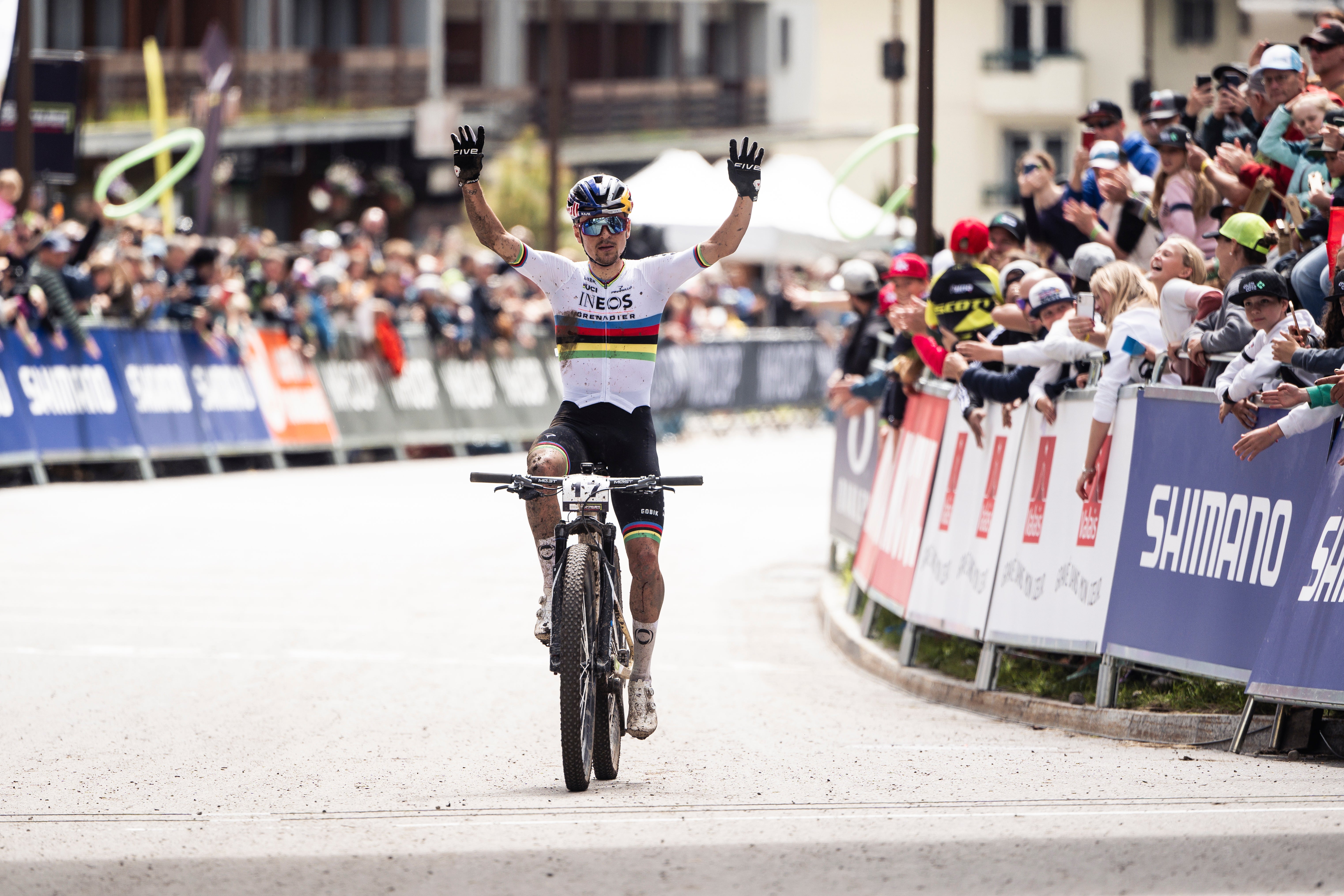 Tom Pidcock said the junior world cyclo-cross title he took at the age of 17 taught him how to deal with pressure and expectation (Red Bull)