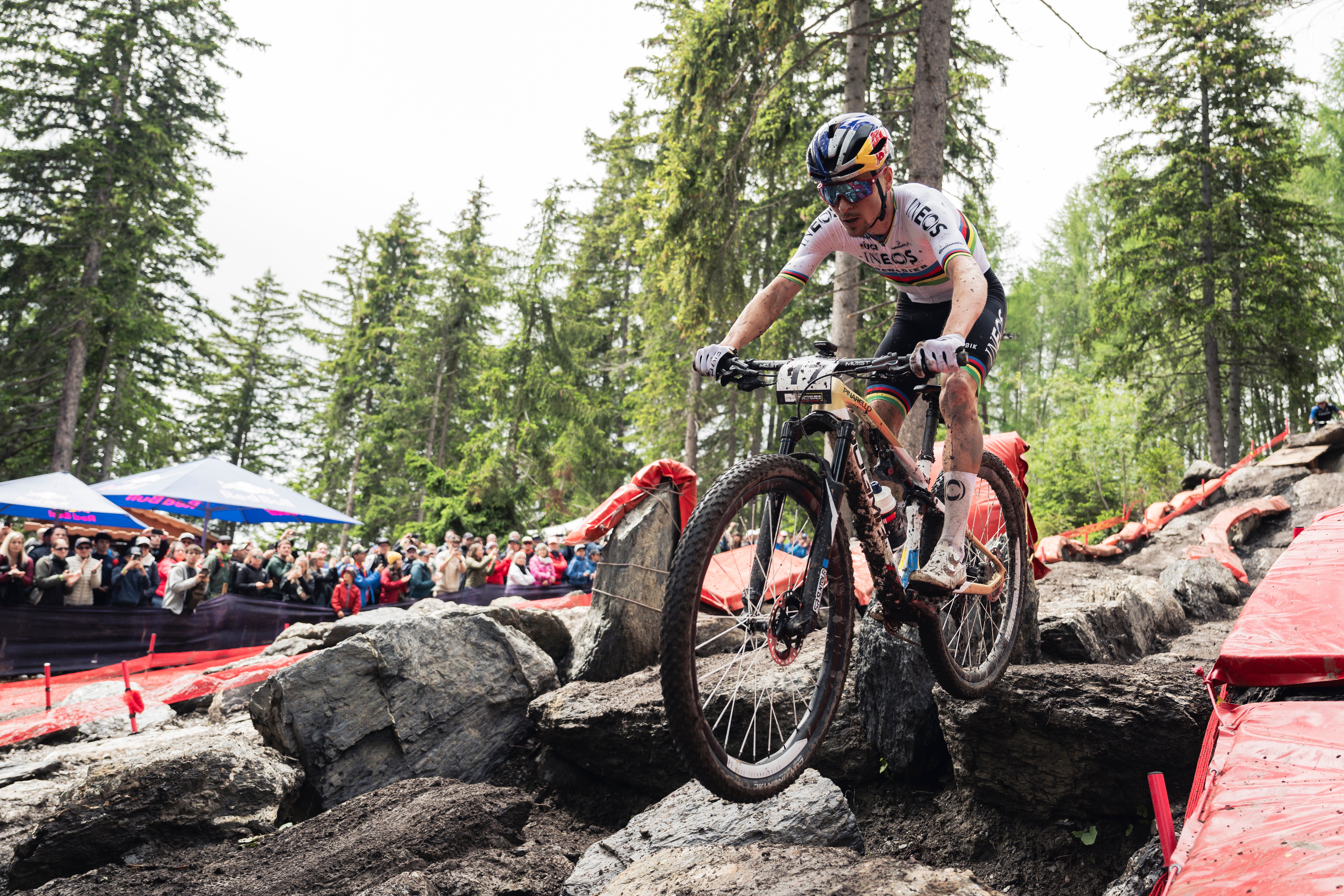 Tom Pidcock became the youngest rider to take an Olympic mountain bike title when he won in 2021 (Red Bull)