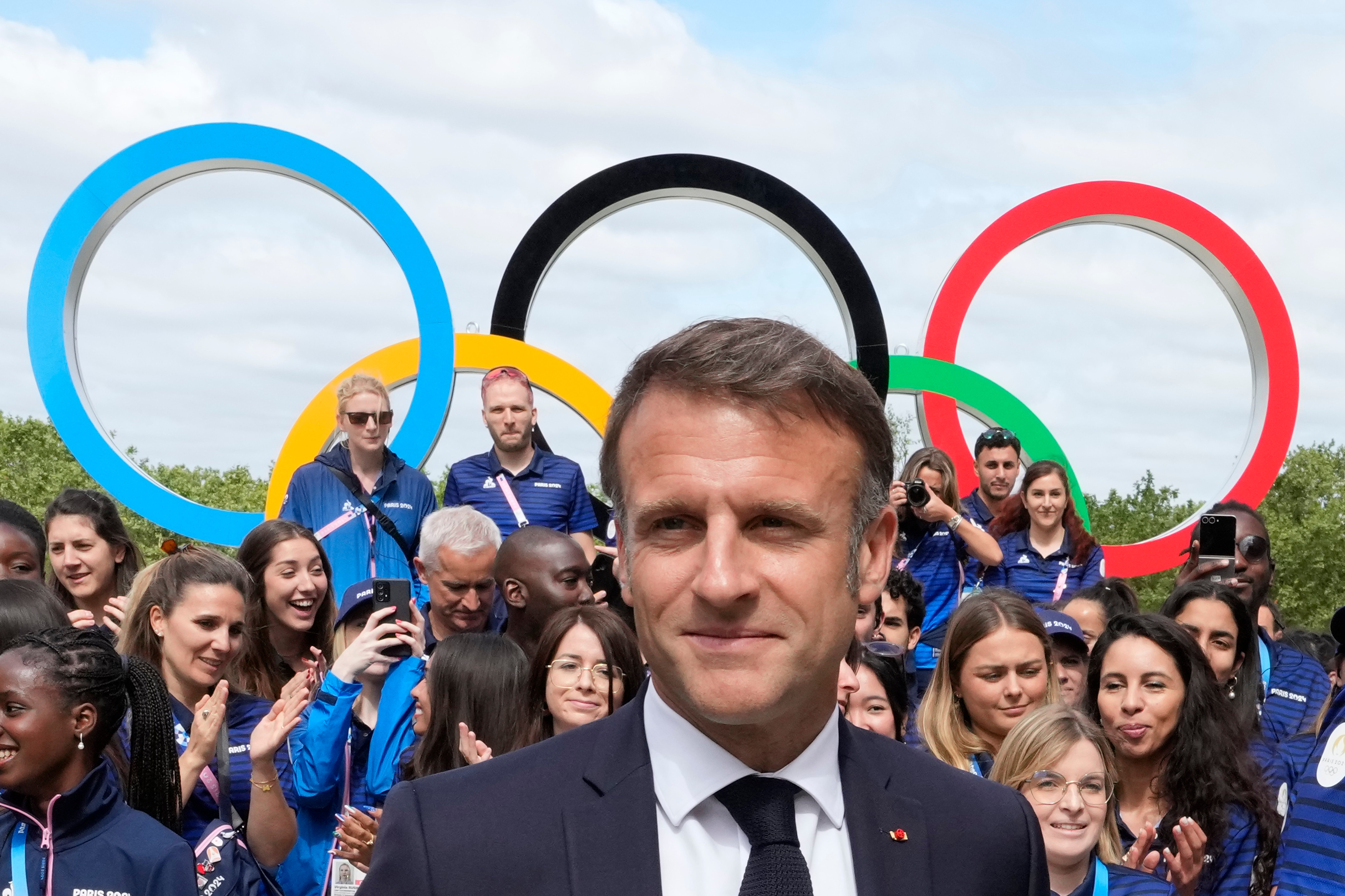 Paris Olympics Macron's Big Moment