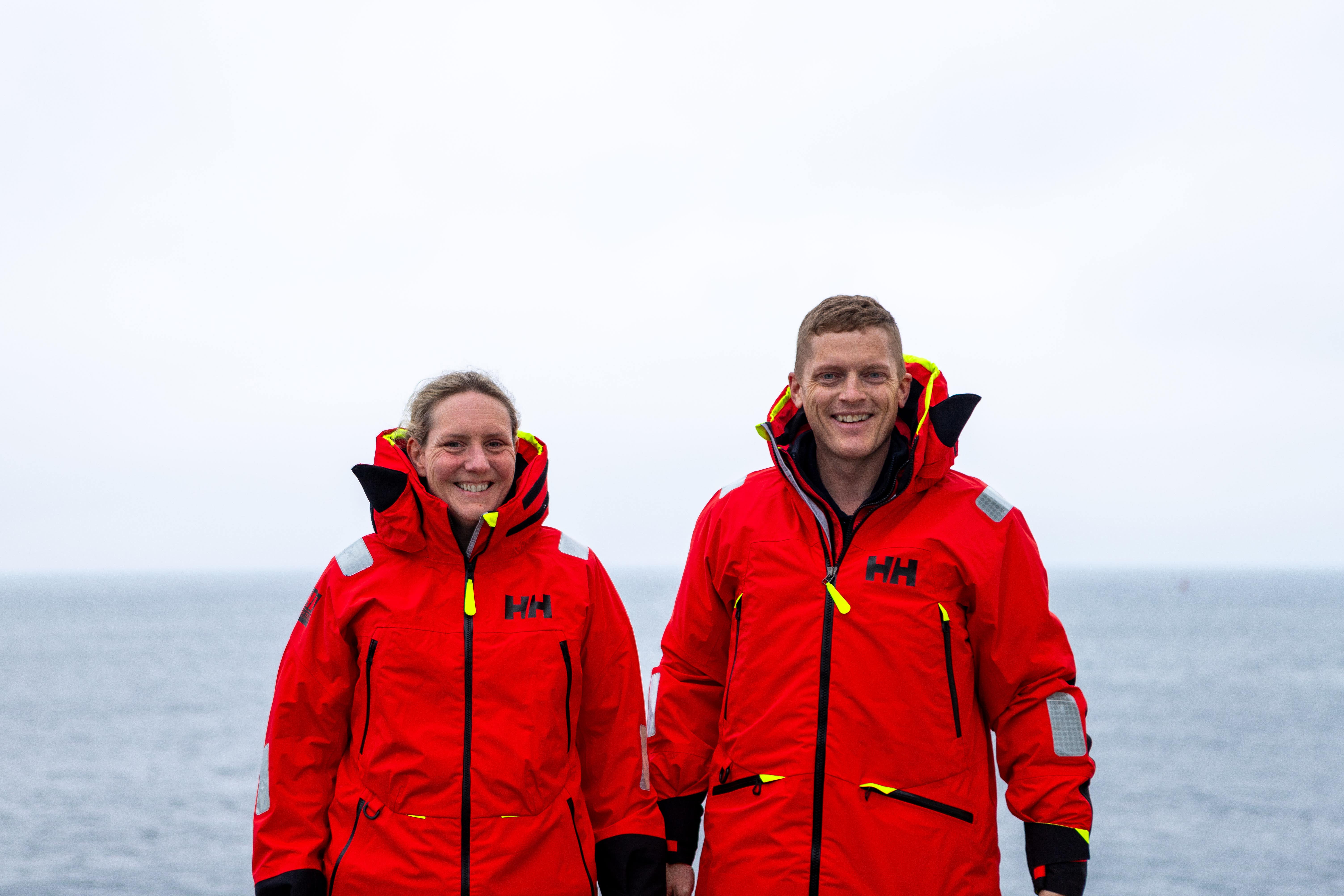 Mhairi Ross and Allan Lipp are rowing around Great Britain to raise money for charity (Kirstie Clubb/Shaw Marketing and Design/PA)