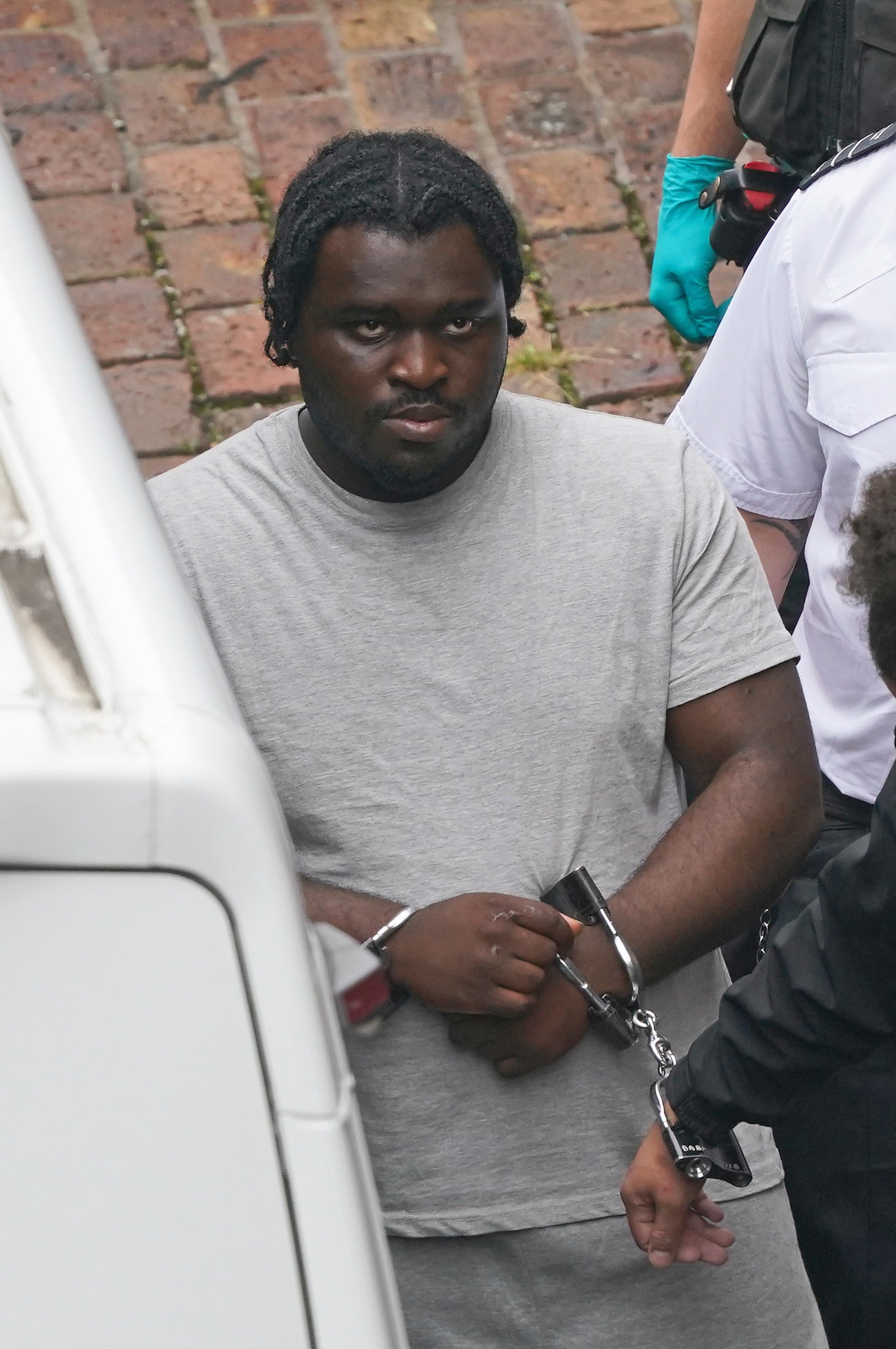 Anthony Esan has been charged with the officer’s attempted murder