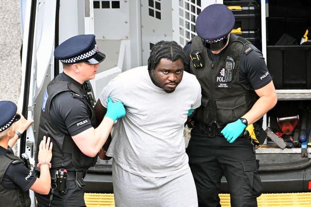 Anthony Esan appeared at Medway Magistrates’ Court on Thursday (Gareth Fuller/PA)