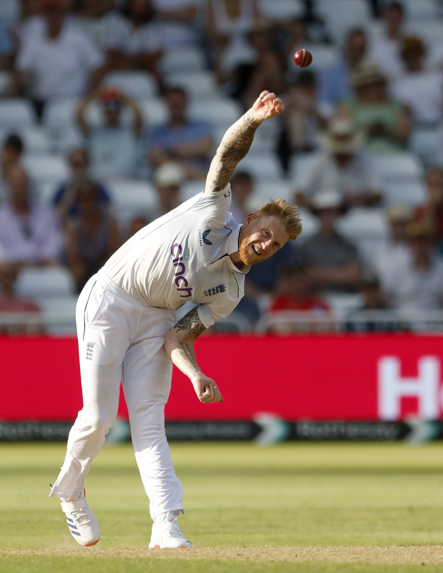 Ben Stokes bowled 12 overs in the first innings at Trent Bridge (Nigel French/PA)