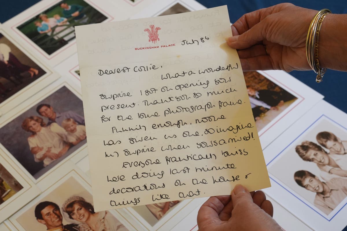 Princess Diana letters for sale