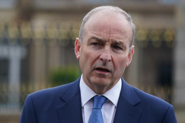 Tanaiste Micheal Martin has said stolen credit cards were used to finance fake ads about him which originated in Russia and Belarus (Brian Lawless/PA)