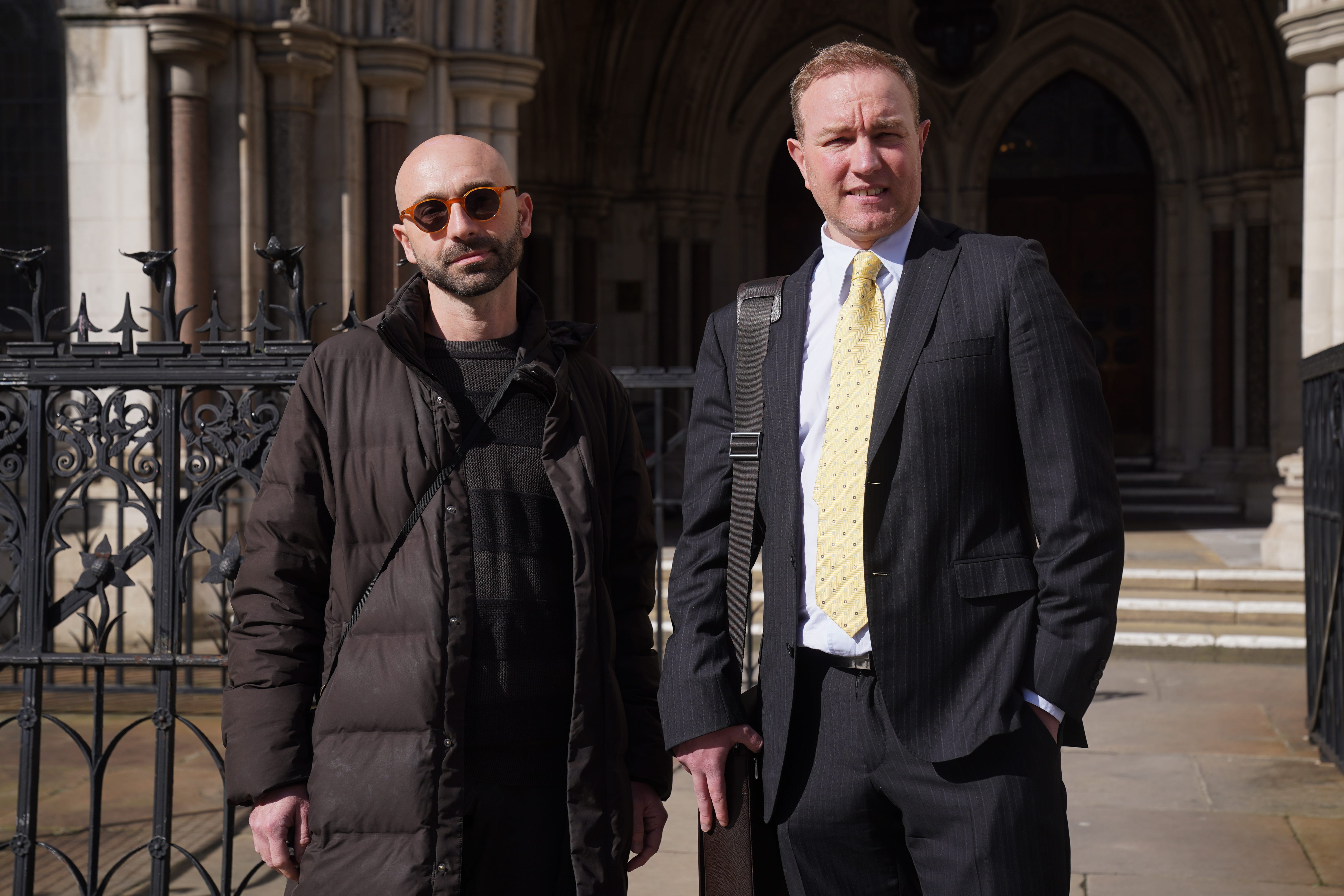 Former financial market traders Carlo Palombo (left) and Tom Hayes previously lost challenges against their convictions at the Court of Appeal (Lucy North/PA)