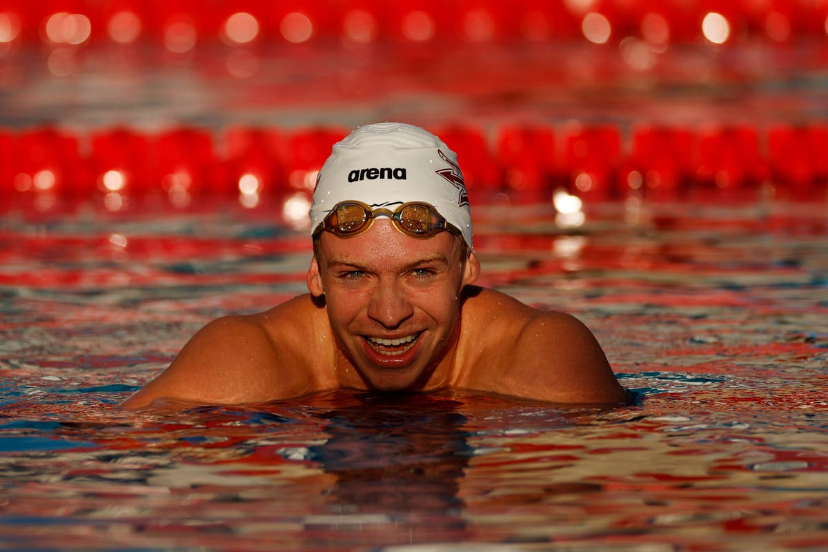 Leon Marchand Wins Gold, Sets Olympic Record