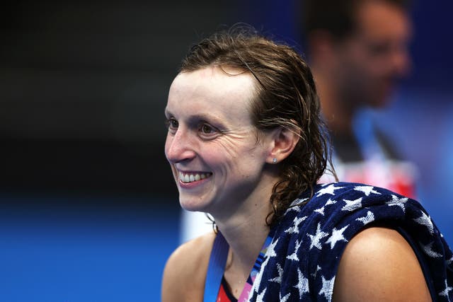 <p>Katie Ledecky trains in Paris ahead of the 2024 Games</p>