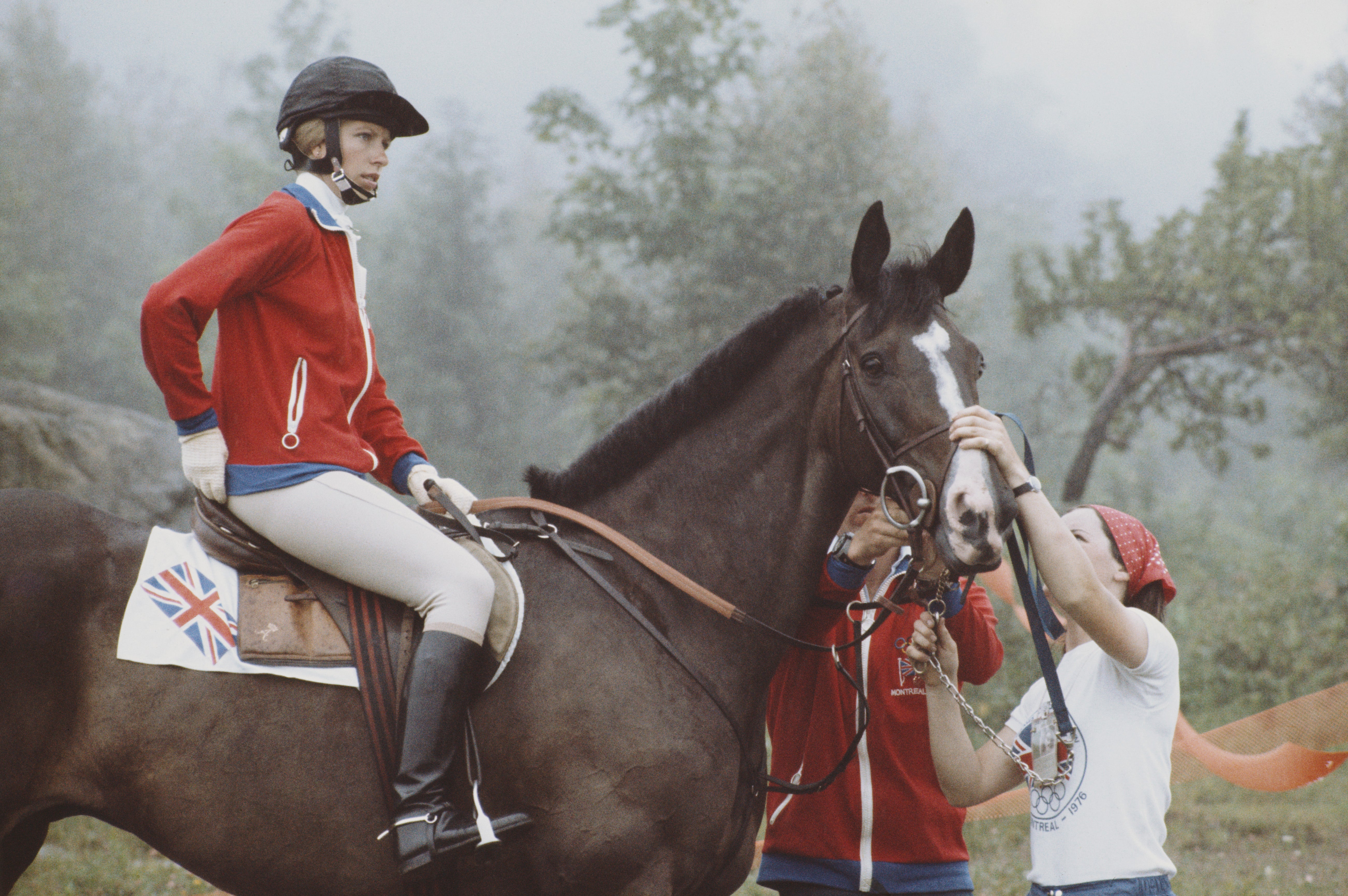 The Princess Royal became the first member of the British royal family to compete in the Olympics as she entered the equestrian three-day event in 1976.