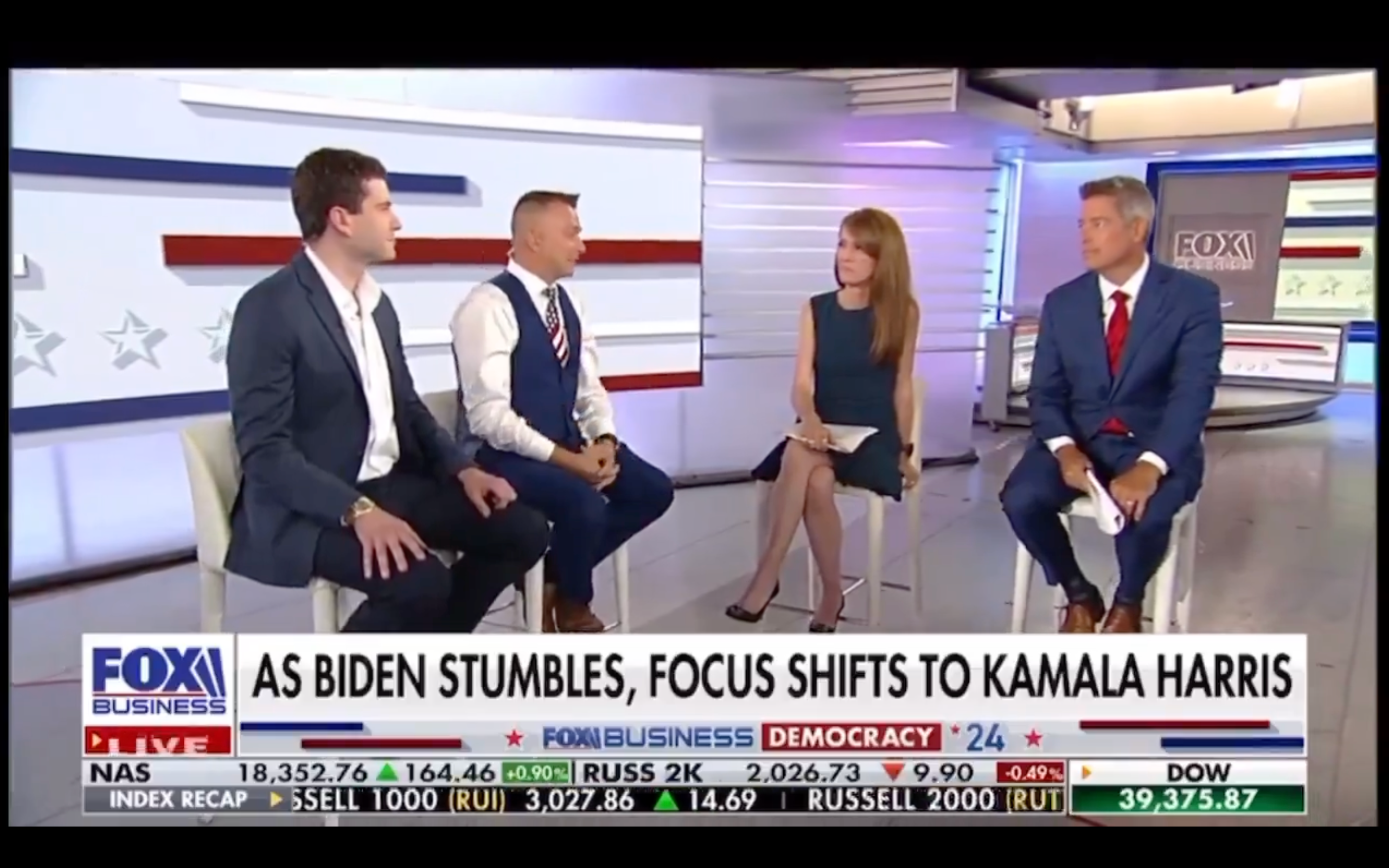 Fox Business host Alex Lace calls Kamala Harris the ‘original Hawk Tuah girl’