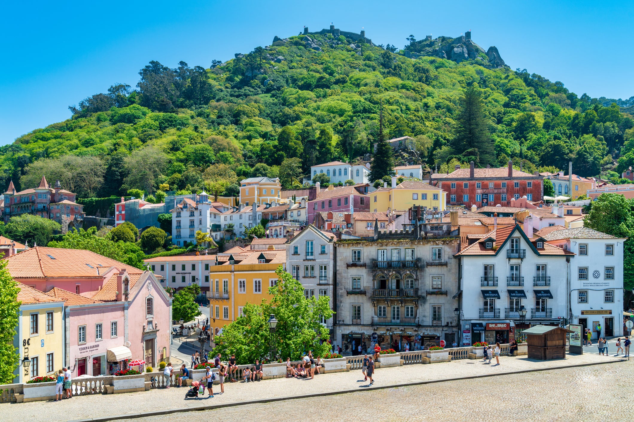 Sintra, a oeste de Lisboa, é uma das cidades mais ricas de Portugal