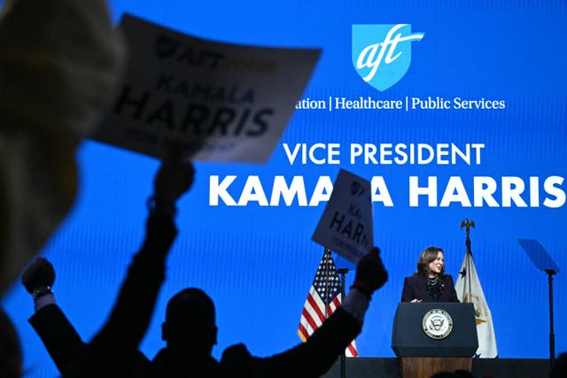 Kamala Harris comes out swinging against Trump’s attacks on freedom in ...