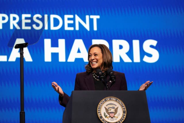 <p>‘Barring accidents, or an unlikely last-minute challenge, Kamala Harris will now be Donald Trump’s chief rival for the presidency’ </p>