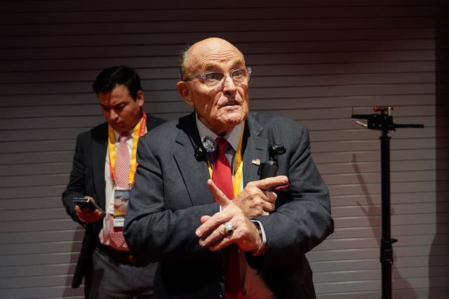 <p>A federal judge has signed off on an agreement to dismiss Rudy Giuliani’s bankruptcy case, leaving him open to lawsuits from creditors trying to collect tens of millions of dollars from him. </p>