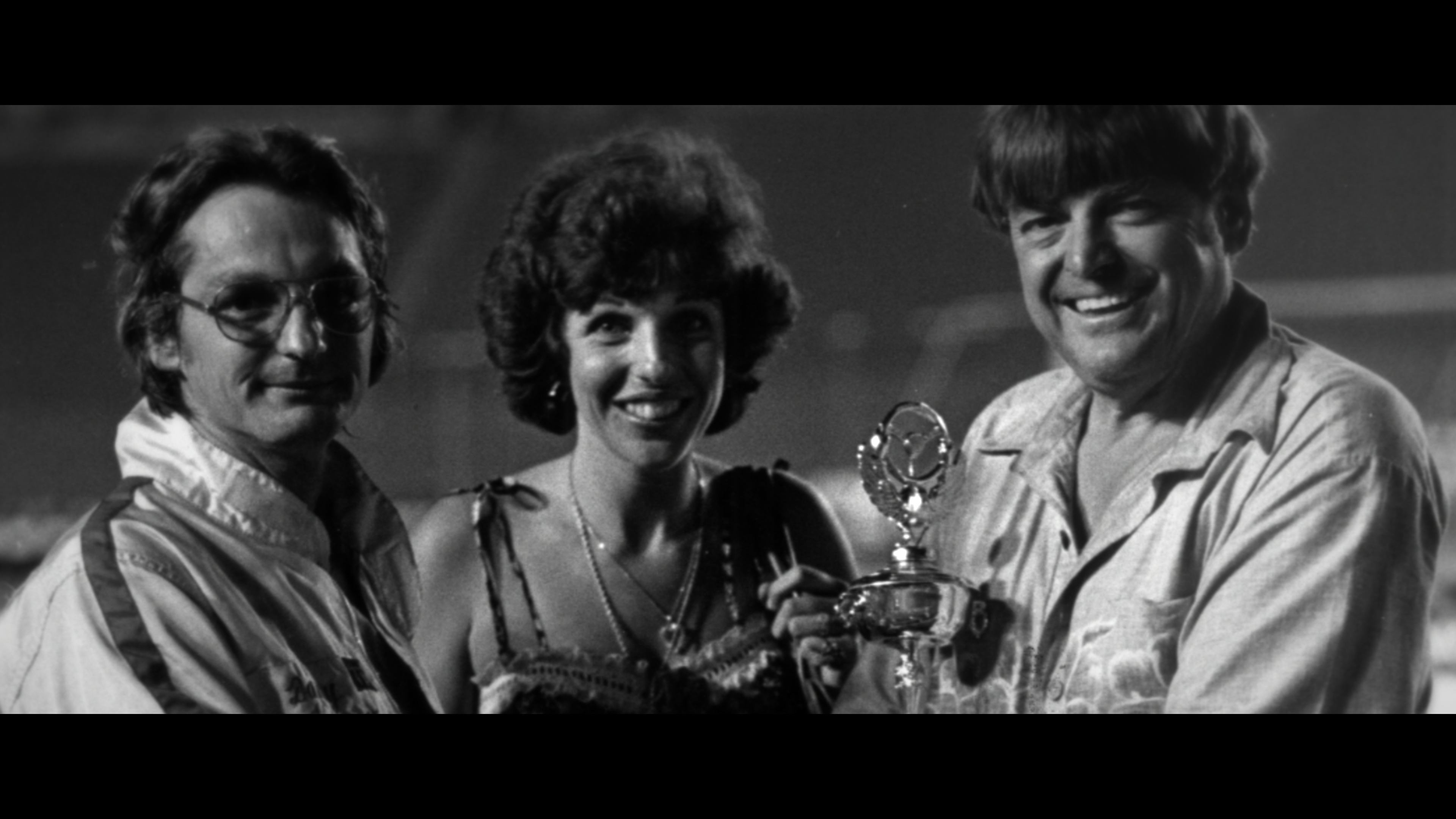 Mickey Thompson, on the right, pictured with his son Danny and wife Trudy in happier times