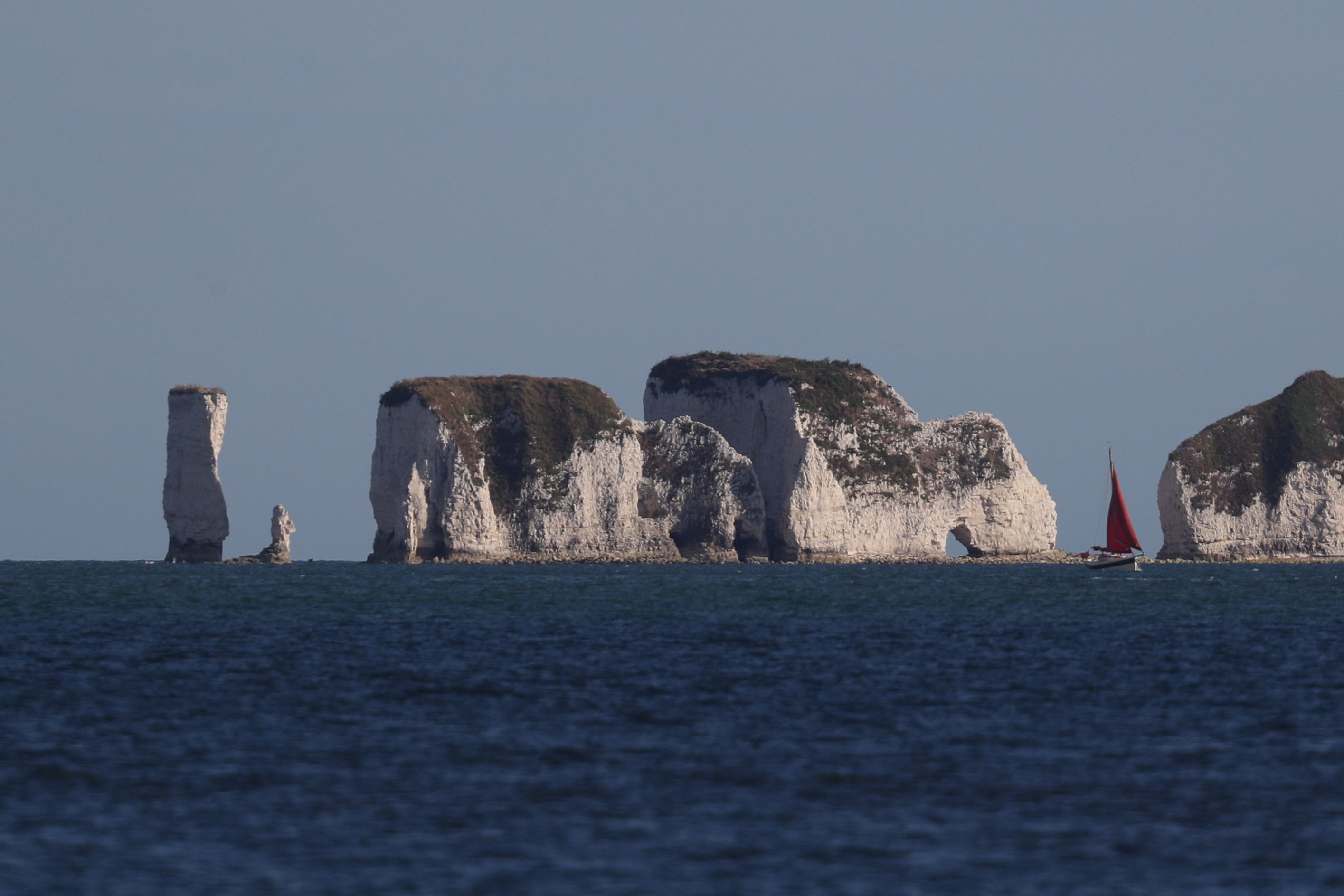 Old Harry Rocks near Swanage (Steve Parsons/PA)