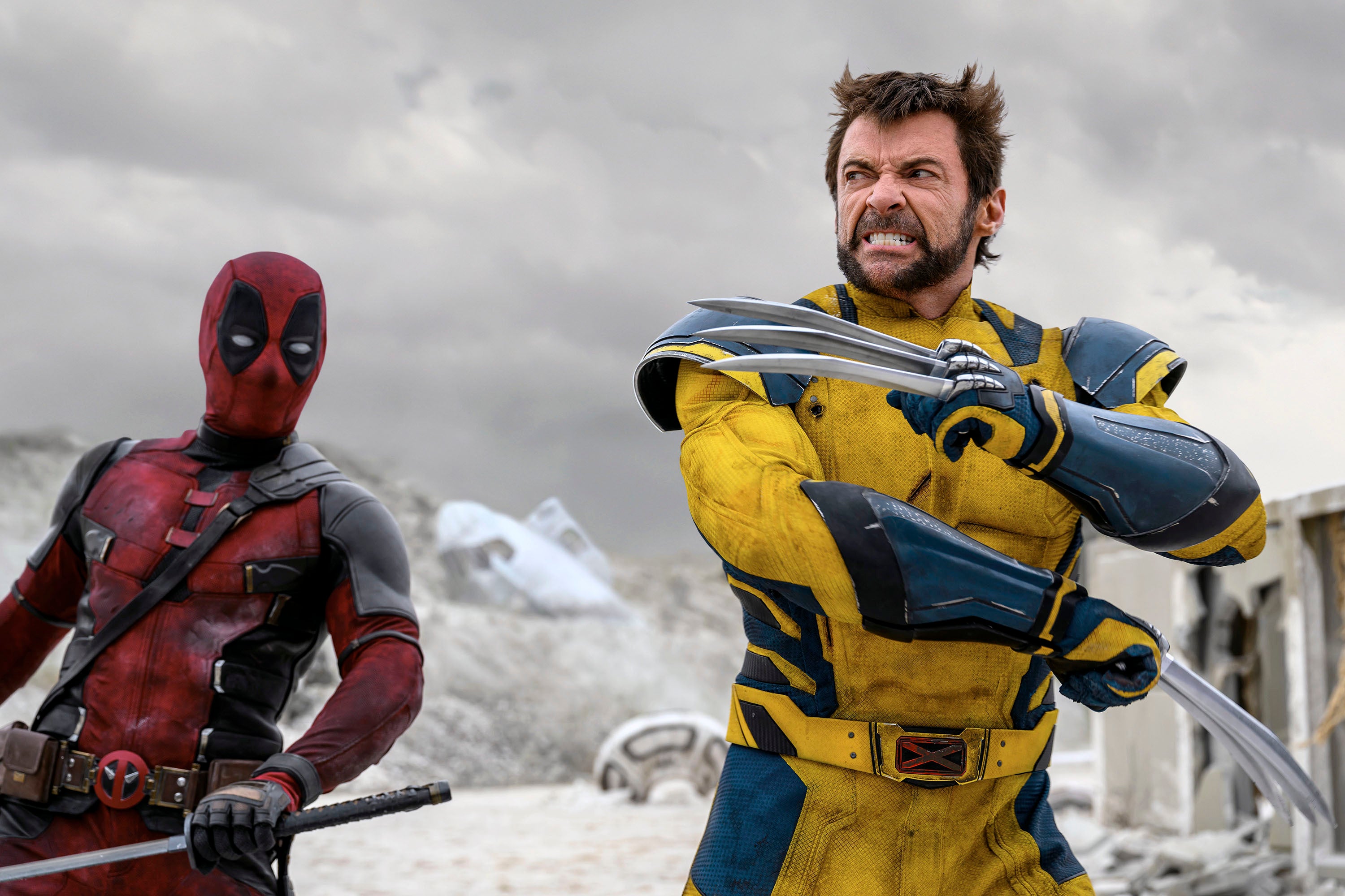 Ryan Reynolds and Hugh Jackman in ‘Deadpool & Wolverine’