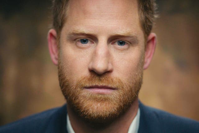 The Duke of Sussex was interviewed by ITV News’ Rebecca Barry about the phone hacking scandal (ITV/PA)