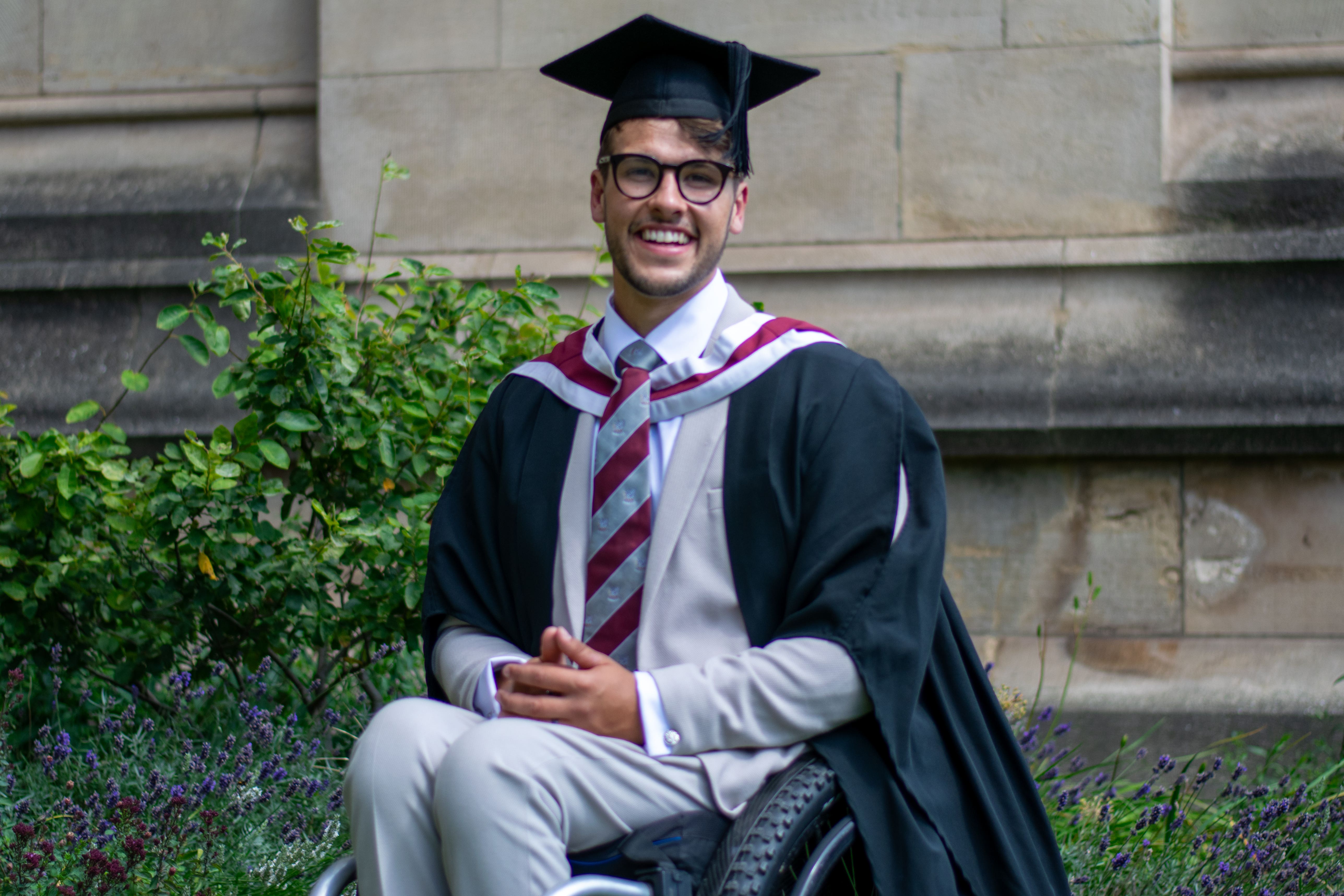 Xander Van der Poll said he was balancing working as a doctor with training for the Paralympics in 2028 (University of Bristol/PA)