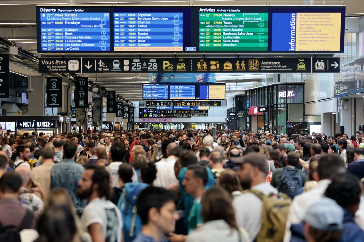 Olympics 2024 – live: France rail networks hit by arson attacks as trains cancelled ahead of opening ceremony