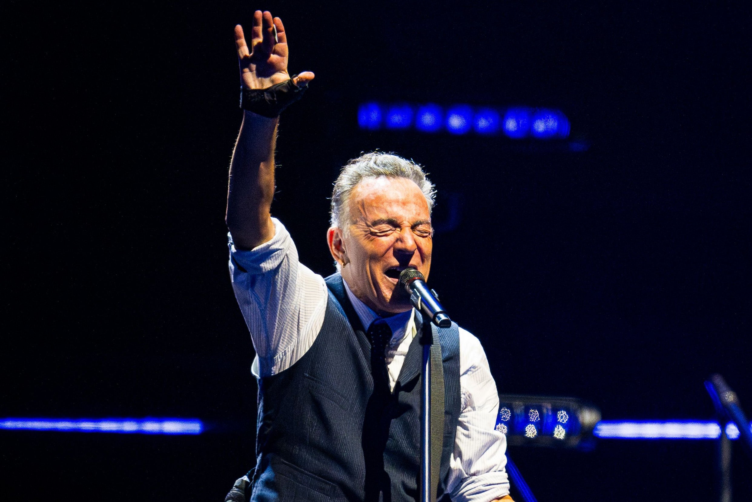 Bruce Springsteen performing in July