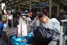 Travel chaos hits St Pancras as Eurostar services from London to Paris disrupted