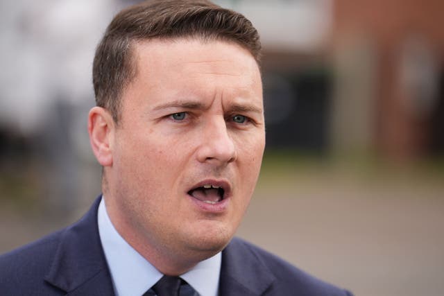 Health Secretary Wes Streeting said he was ‘appalled’ after an independent review into the CQC found ‘significant failings’ (Jordan Pettitt/PA)