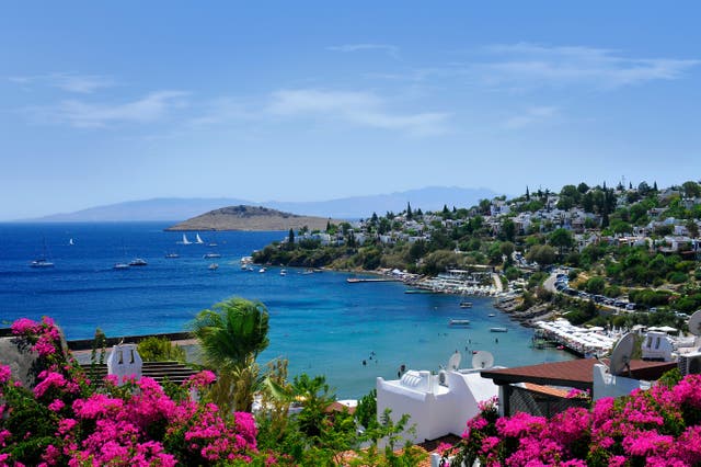 <p>Aegean blues line Bodrum’s shore </p>