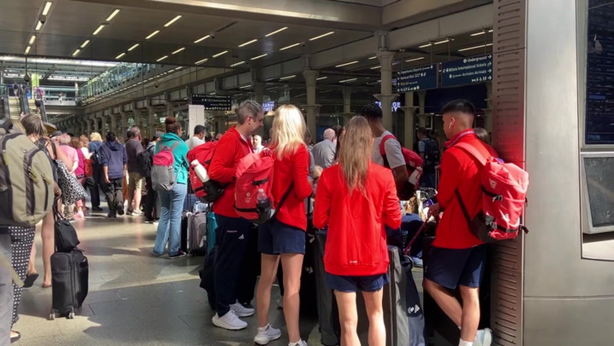 Team GB athletes among St Pancras travellers as Eurostar trains cancelled