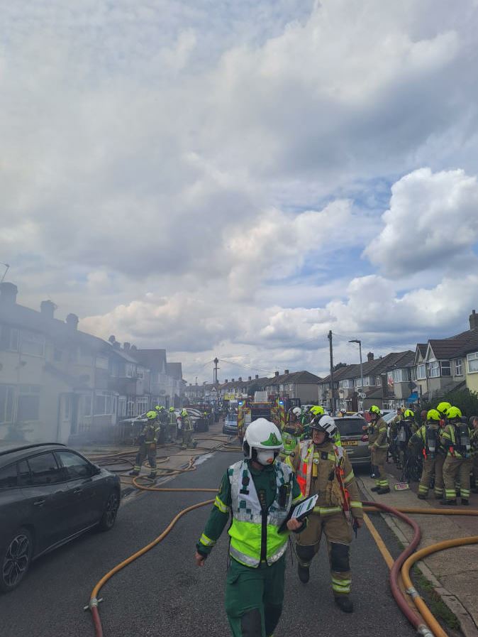 LFB said they had the fire under control