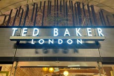 Ted Baker to close all remaining shops this week putting 500 jobs at risk