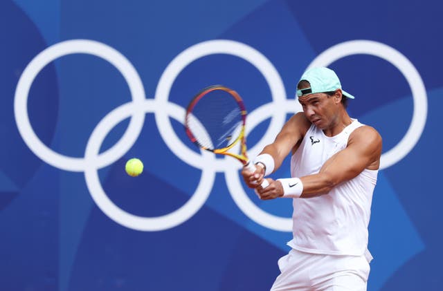 <p>Nadal is returning from injury to play at the Olympics </p>