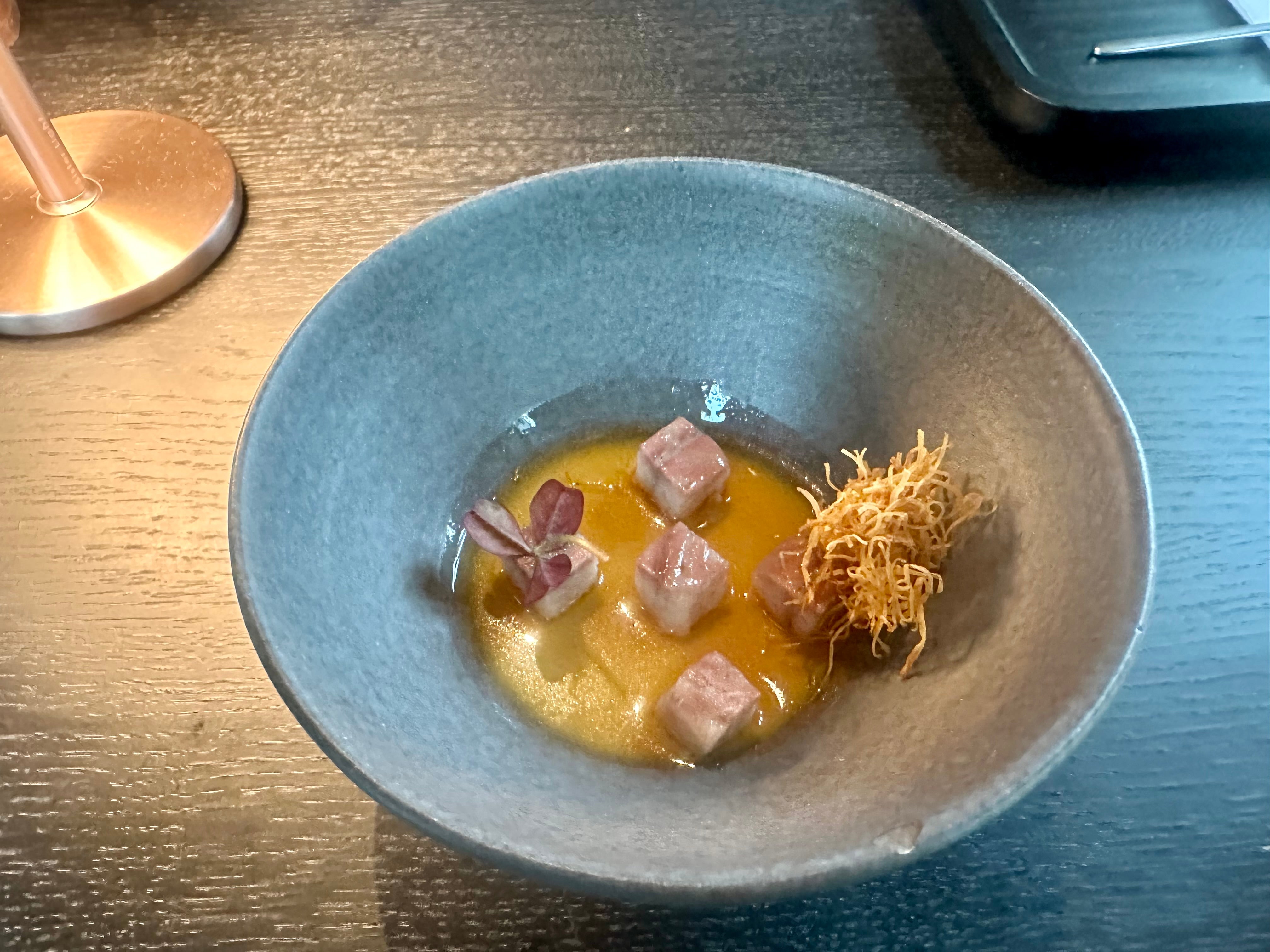 An eel and foie gras concoction was one of our favorites of the night