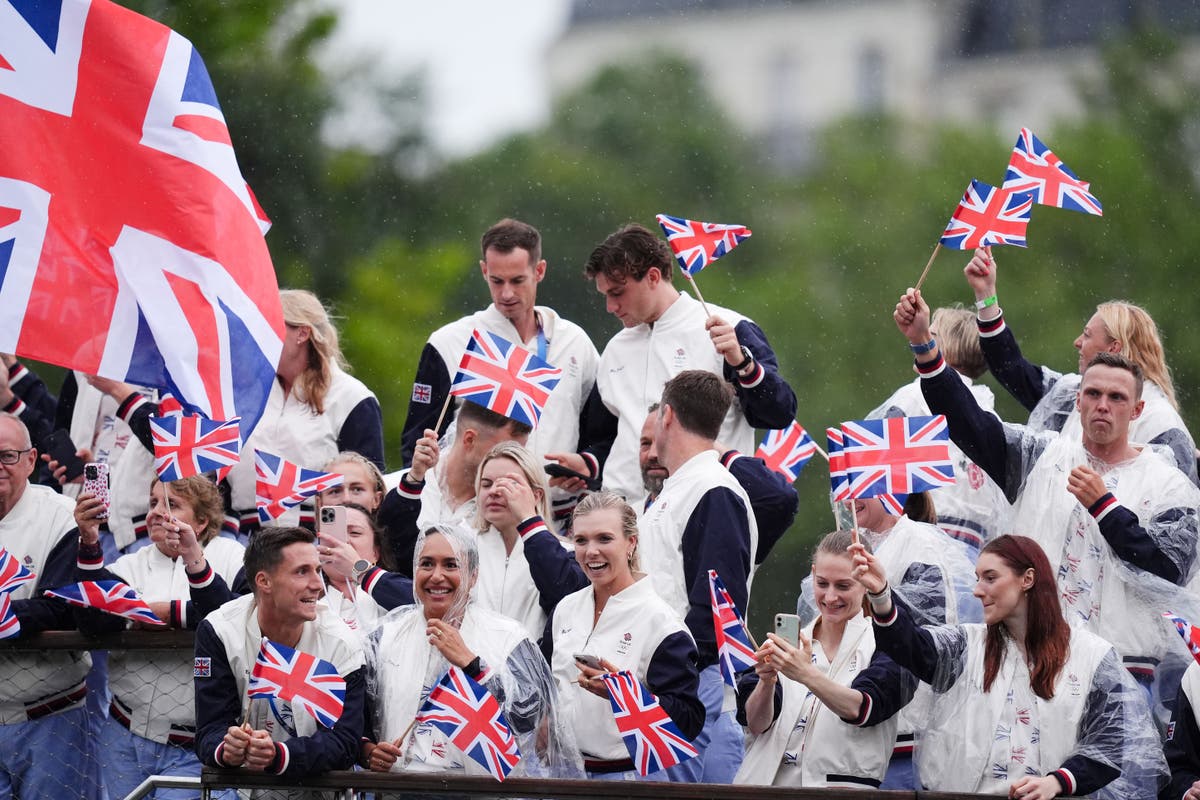 Rain puts a dampener on the Paris Olympics opening ceremony down the River Seine