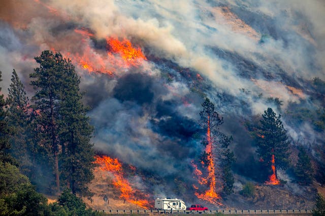 APTOPIX Idaho Wildfires