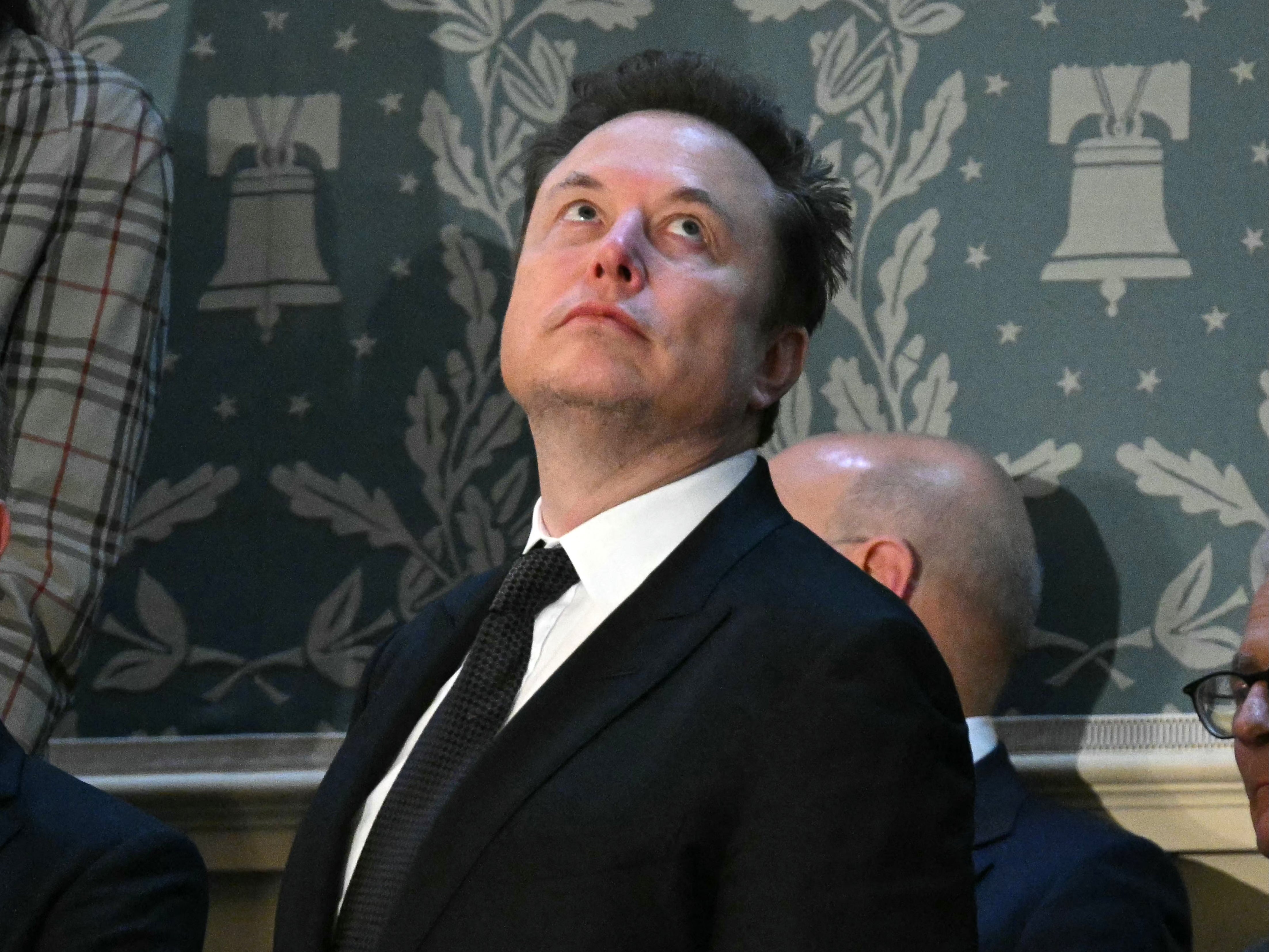 Elon Musk arrives for Israeli prime minister Benjamin Netanyahu’s speech to Congress on July 24, 2024