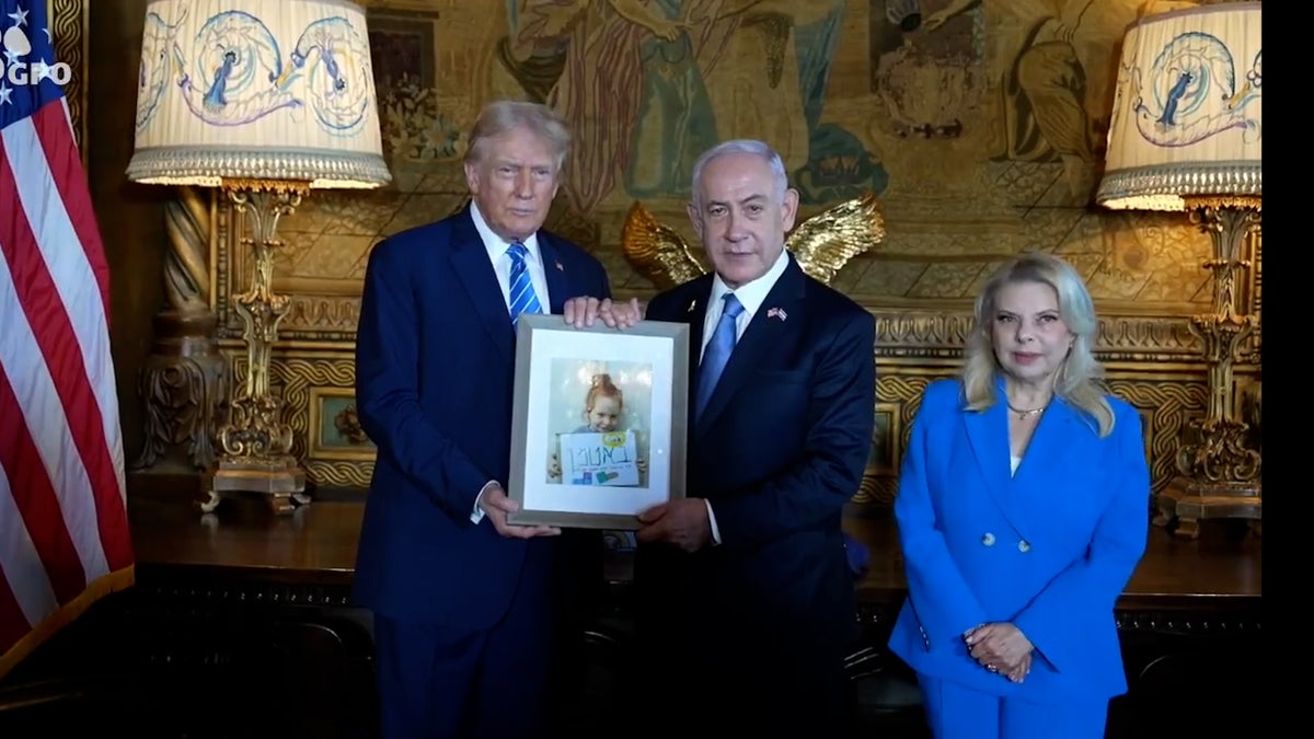 Netanyahu gifts Donald Trump framed photo of child hostage in Gaza