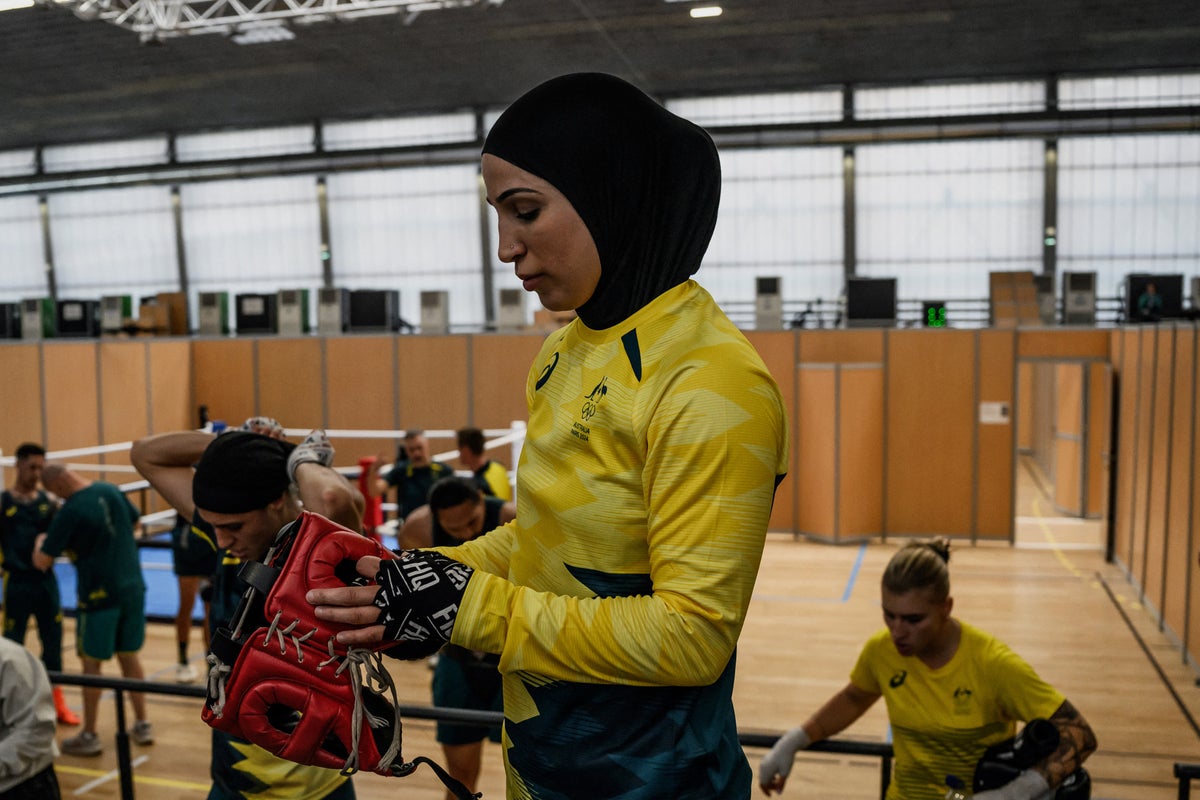 Australian boxer hits out at ‘sad’ French rules over hijab at Paris Olympics