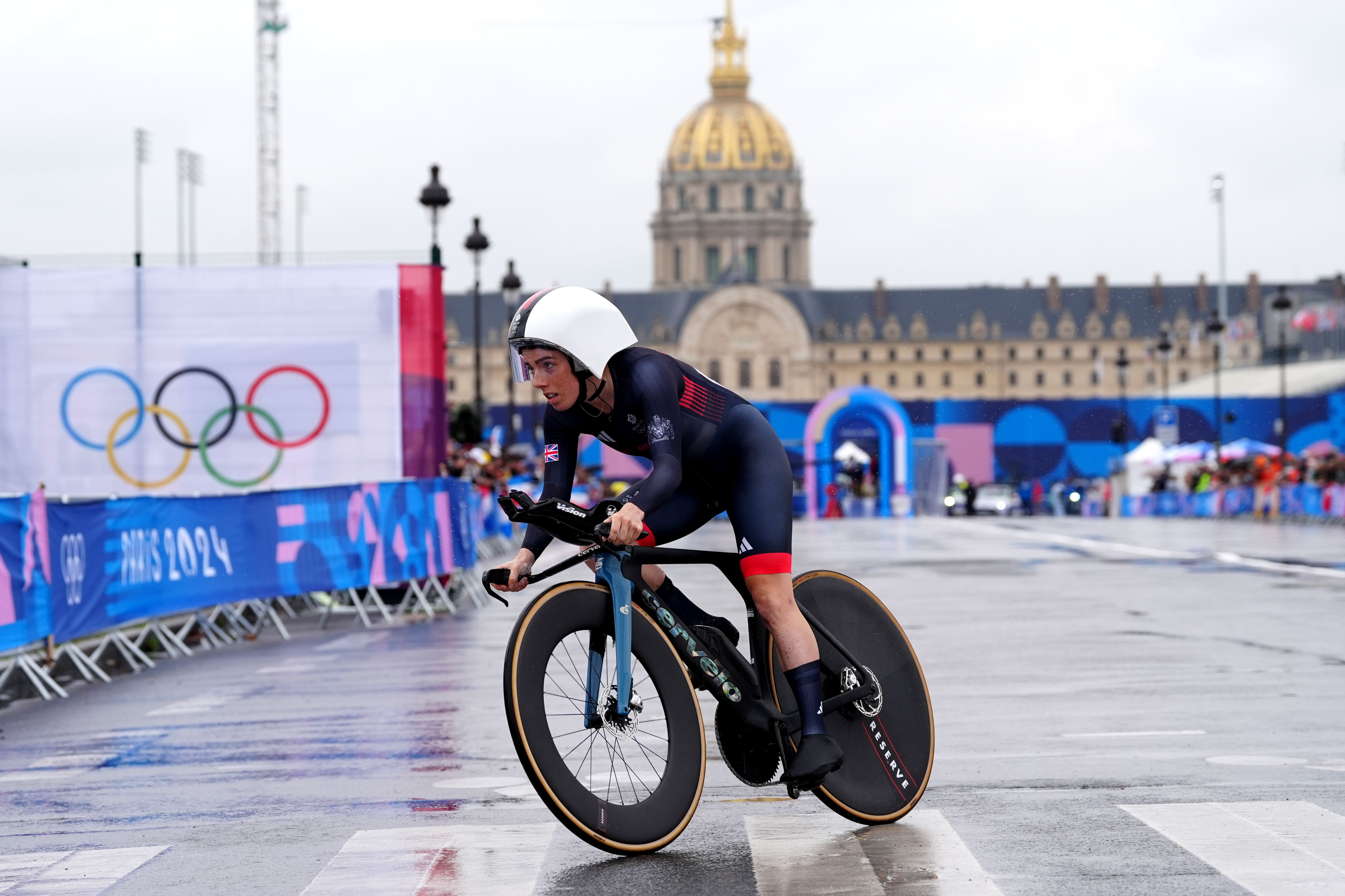 Henderson won a silver medal in the women’s time trial in Paris