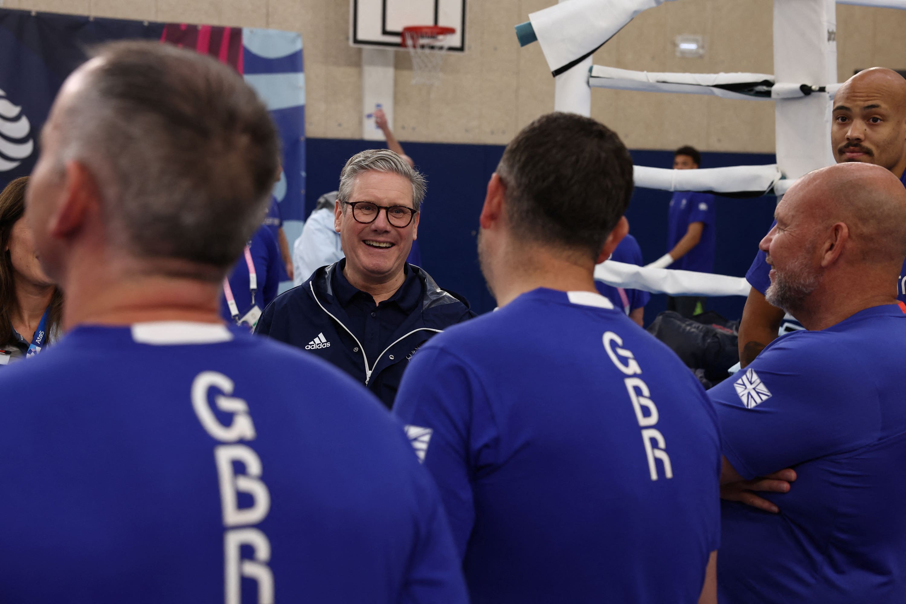 Prime Minister Sir Keir Starmer meets with Team GB athletes (Yves Herman/PA)