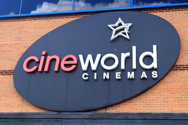 Cineworld has announced plans to shut six cinemas across the UK as part of major restructuring plans (PA)