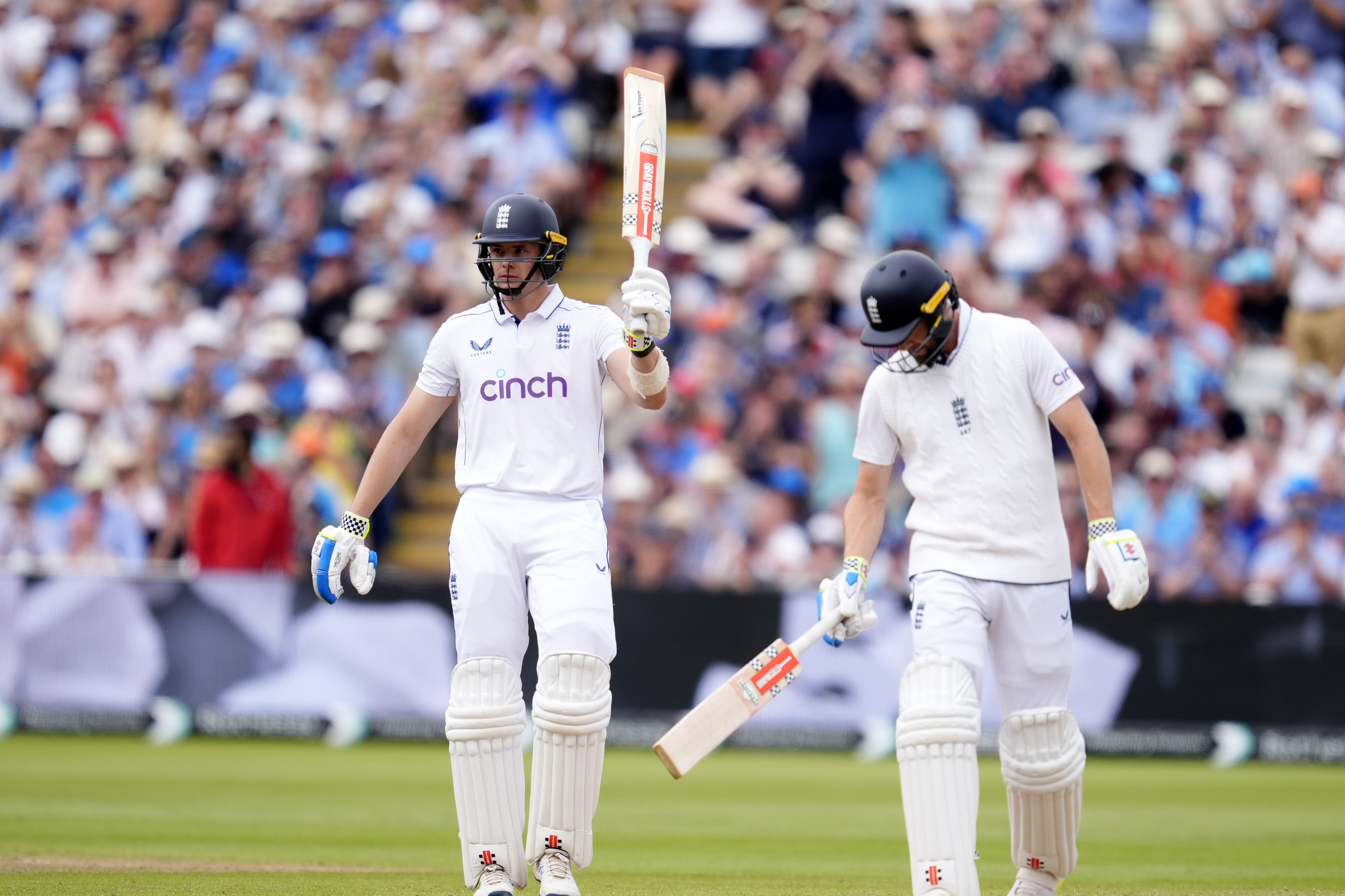 Jamie Smith fell just short of a maiden Test century (Nick Potts/PA)